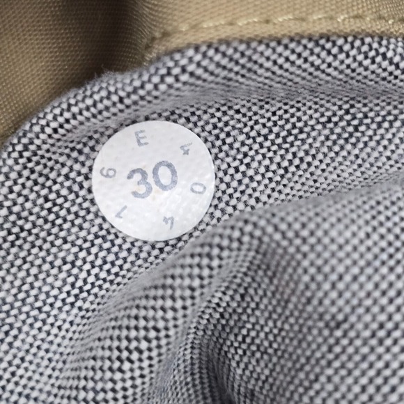 Lululemon Commission ABC Pants Mens 30x28 Tan Straight Athleisure E40416 READ - Picture 6 of 15